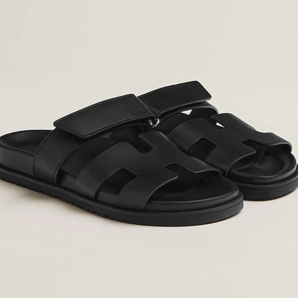 Black H slip on sandal size 6.5 NWOT